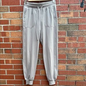 Rachel Zoe Luxe Stretch Joggers | Taupe Gray | XS